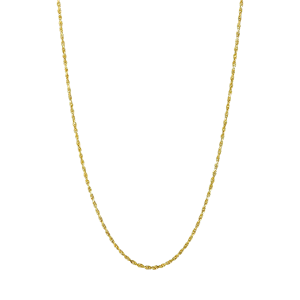 Collana Catena RO In Oro Giallo 14k – Larghezza 2,6 Mm – Varie Lunghezze Da 40 A 61 Cm