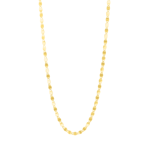14K Tri Color Gold 4mm Valentino Chain