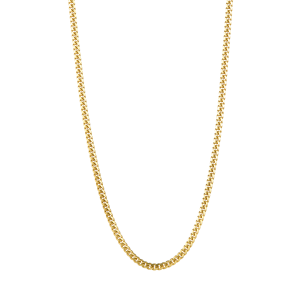 Buy 14K Tri-Color 4mm Valentino Link Chain | Don Roberto Jewelers