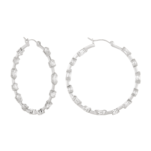 ◆STONEHENgE◆ Silver Pearl Cubic Earrings SC25A12T StoneHenge XOXO Silver Earrings N0129 Silver 925 Cubic