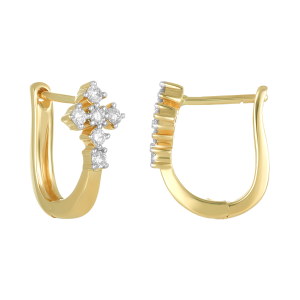 ピアス STONEHENgE Crossing 14K One Touch Cubic Earrings StoneHenge Crossing 14K One Touch Earrings SA24C60K 14K Rose