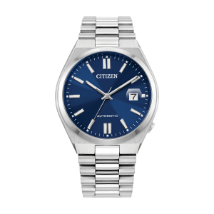 Citizen Weekender Blue Dial Gunmetal Bracelet Men's Watch - AW1147-52L