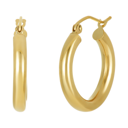 ピアス LESS IS MORE 14K Gold 10mm Pipe Ring Earrings 14Kゴールド10MMパイプリングピアス - Less is more | 60