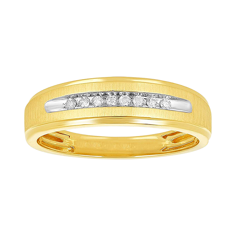 Men's Wedding Band 10K Yellow Gold