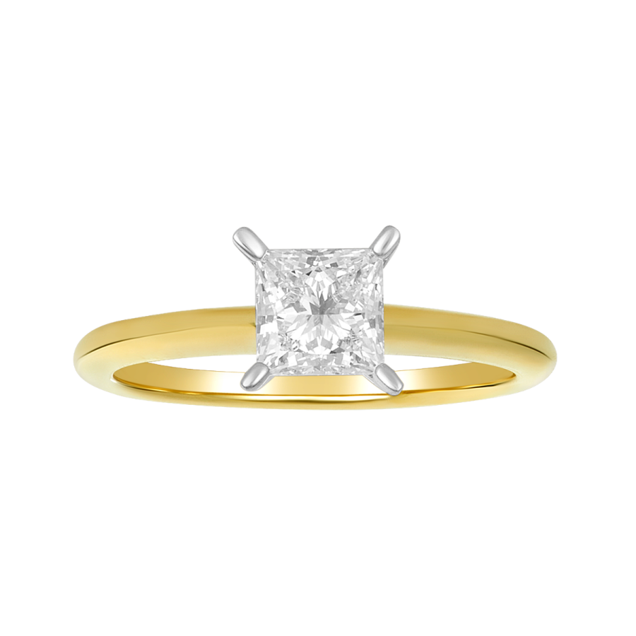 Front Jewelers Canary Diamond Princess Cut Fancy Yellow Canary