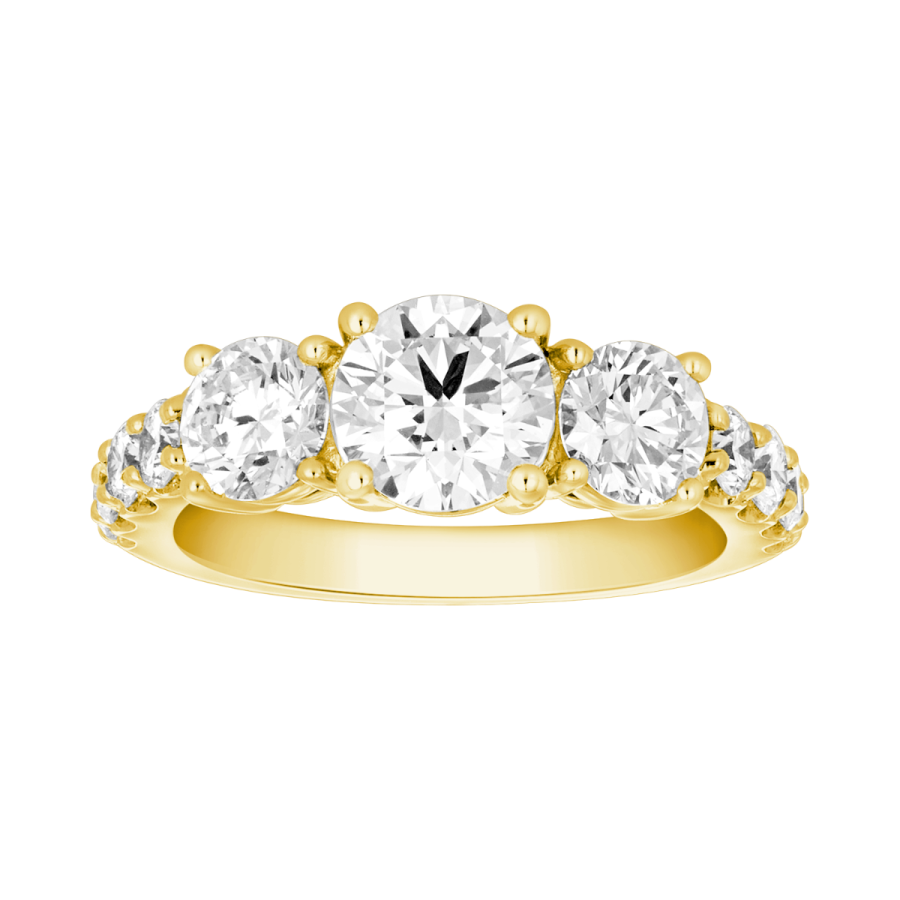 belle amore fashion ring round cut diamonds