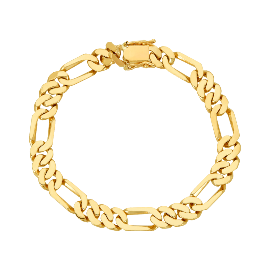 60s~70s 14k gold フィガロチェーン ブレスレット ステンレス チェーンブレスレット フィガロチェーンブレスレット