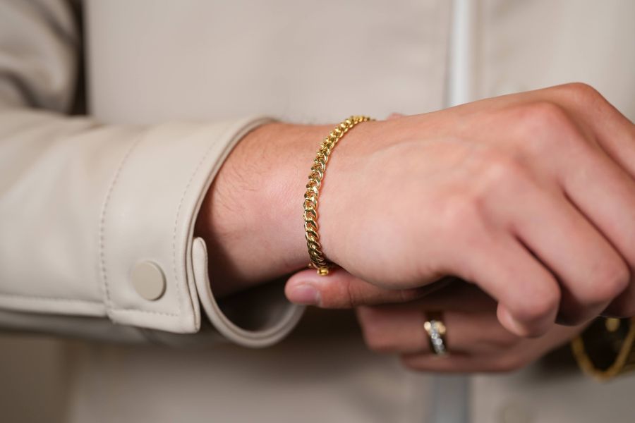 5mm Miami Cuban Bracelet 5MM Diamond Miami Cuban Link Bracelet