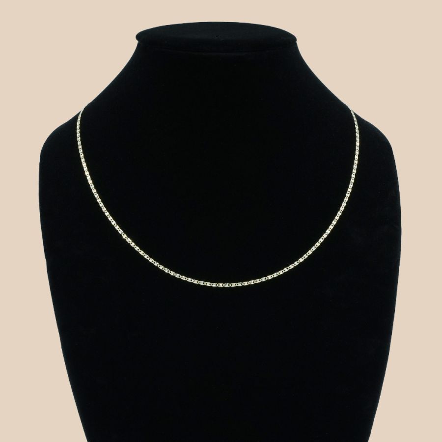 Shop 14K Gold Tri Color 2mm Valentino Chain Online at Best Price