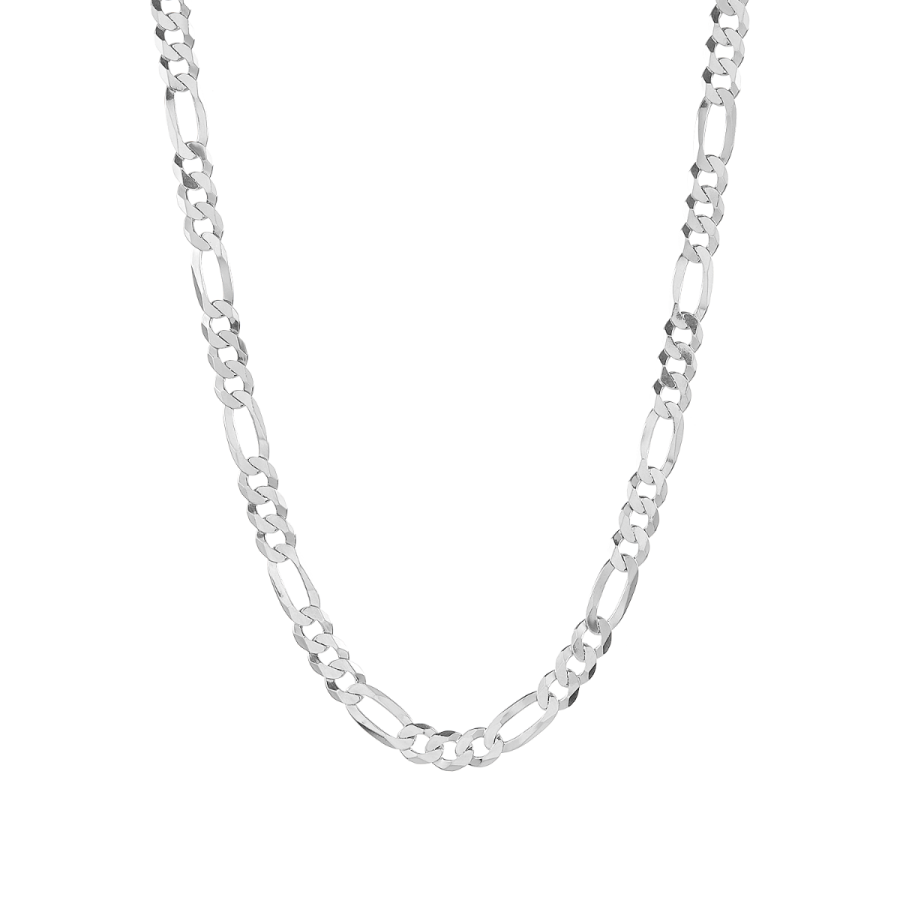 Men's Figaro Chain Silver 7mm