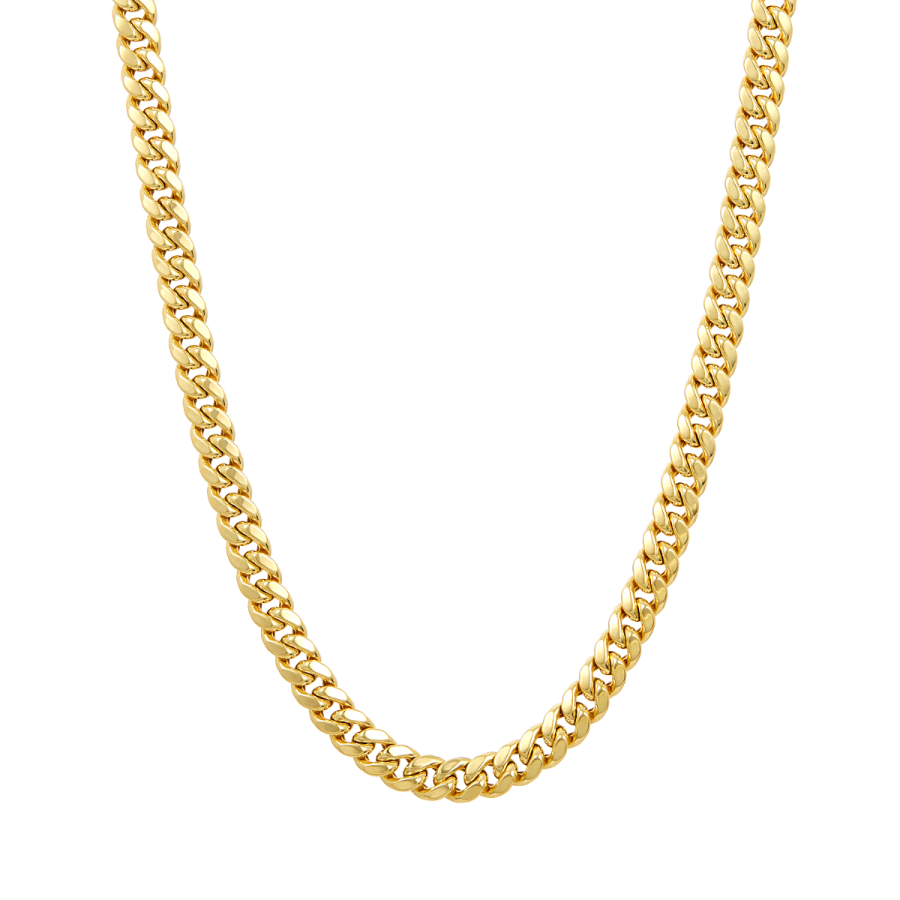 Buy 14K Yellow Gold 7.2mm Miami Cuban Chain Online at Best Price