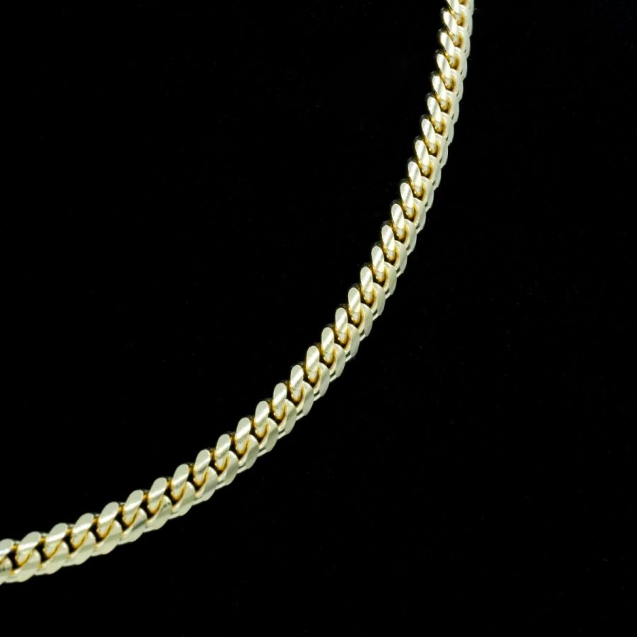 14K Yellow Gold 4mm Miami Cuban Chain - Main Image