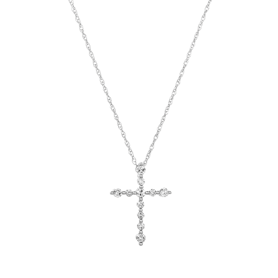 ★COURONNE★ Toffee Cross 16_RCBRX23220ORX Le Vian Diamond Filigree Cross Necklace 3/4 ct tw 14K Honey