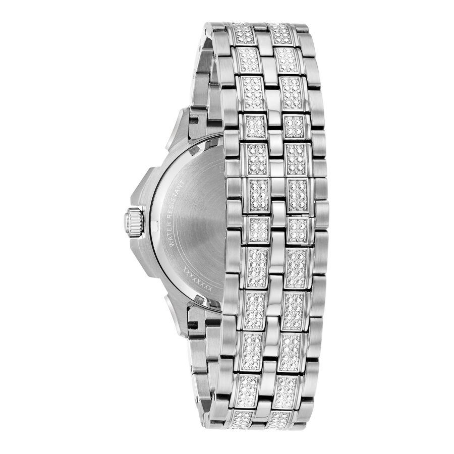 Bulova Octava Crystal Stainless Steel Men's Watch 96C134
