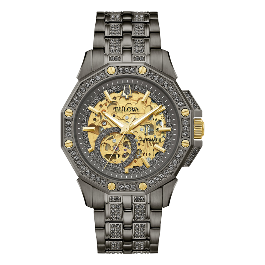 Bulova Octava Grey Tone Men's Watch - 98A293