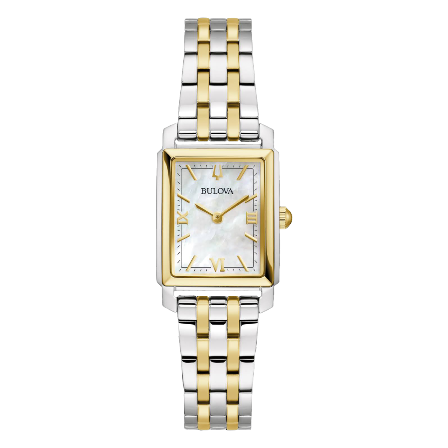 Bulova Sutton Automatic Rectangle Dial Women's Watch 98L308