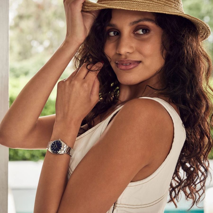 Bulova Surveyor Blue Dial Women's Watch - 96P229