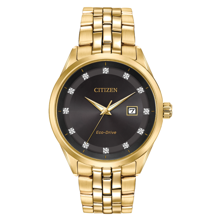 Citizen Addysen Gold Tone Diamond Men's Watch - BM7252-51G