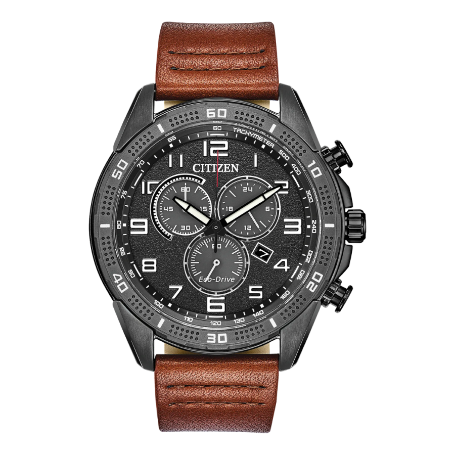Citizen Sport Casual AR Black Dial Men's Watch - AT2447-01E