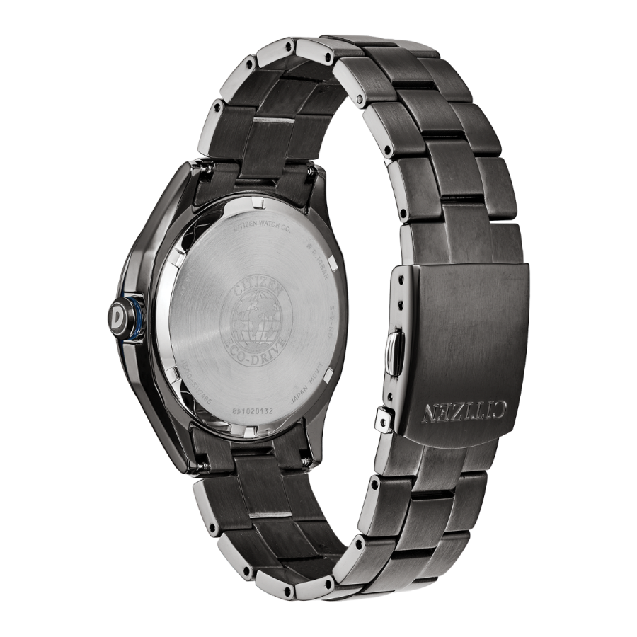 Citizen Weekender Blue Dial Gunmetal Bracelet Men's Watch - AW1147-52L