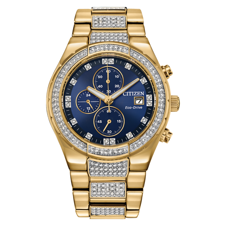 Citizen Crystal Blue Dial Men's Watch - CA0752-58L