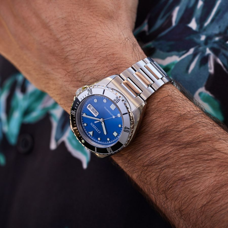 Citizen Sport Automatic Blue Dial Men's Watch - NH7530-52M