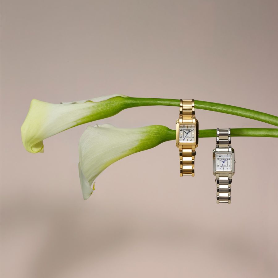 white christmas dresses Citizen Bianca Gold Tone Stainless Steel White dial 22mm Watch, EW5602 main image 0
