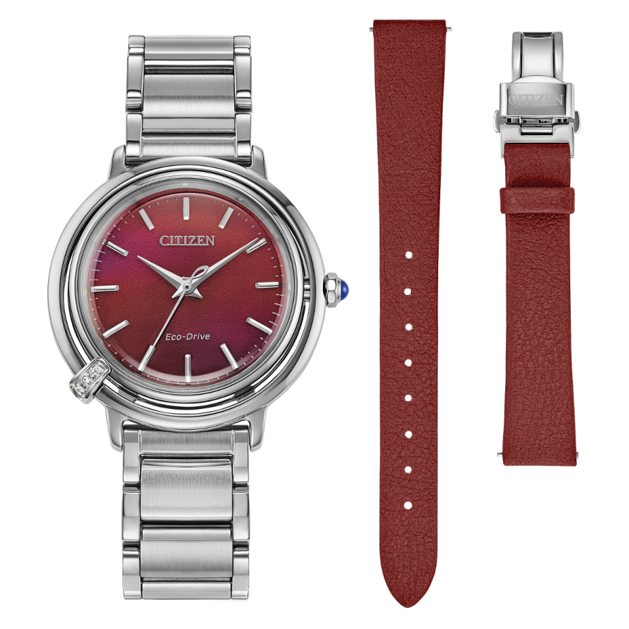 Citizen Arcly Red Interchangeable Band Women's Watch - EM1091-67X