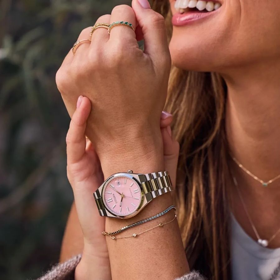Women's Watch Citizen Tsuyosa Pink Dial - NJ0200-50Z