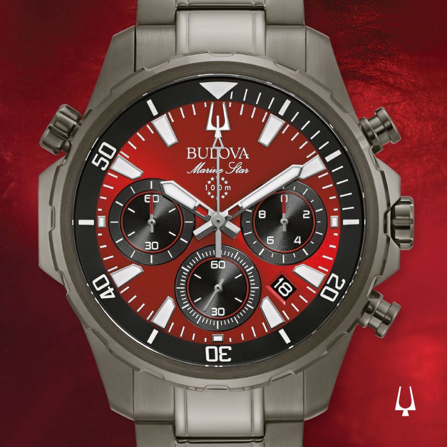 Bulova Marine Star Men's Watch - 98B350