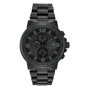 Buy Citizen Axiom Black Stainless Steel Diamond Men's Watch AU1065