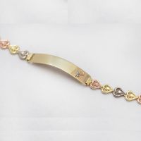 【HYERES LOR】Colombed'Or 14K double chain bracelet Dia HYERES LOR】Colombed'Or 14K double chain bracelet Dia