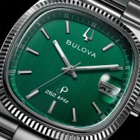 Bulova Seville Green Dial Men's Watch - 96B439