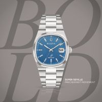 Bulova Seville Blue Dial Men's Watch - 96B439