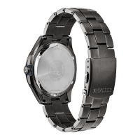 Citizen Weekender Blue Dial Gunmetal Bracelet Men's Watch - AW1147-52L