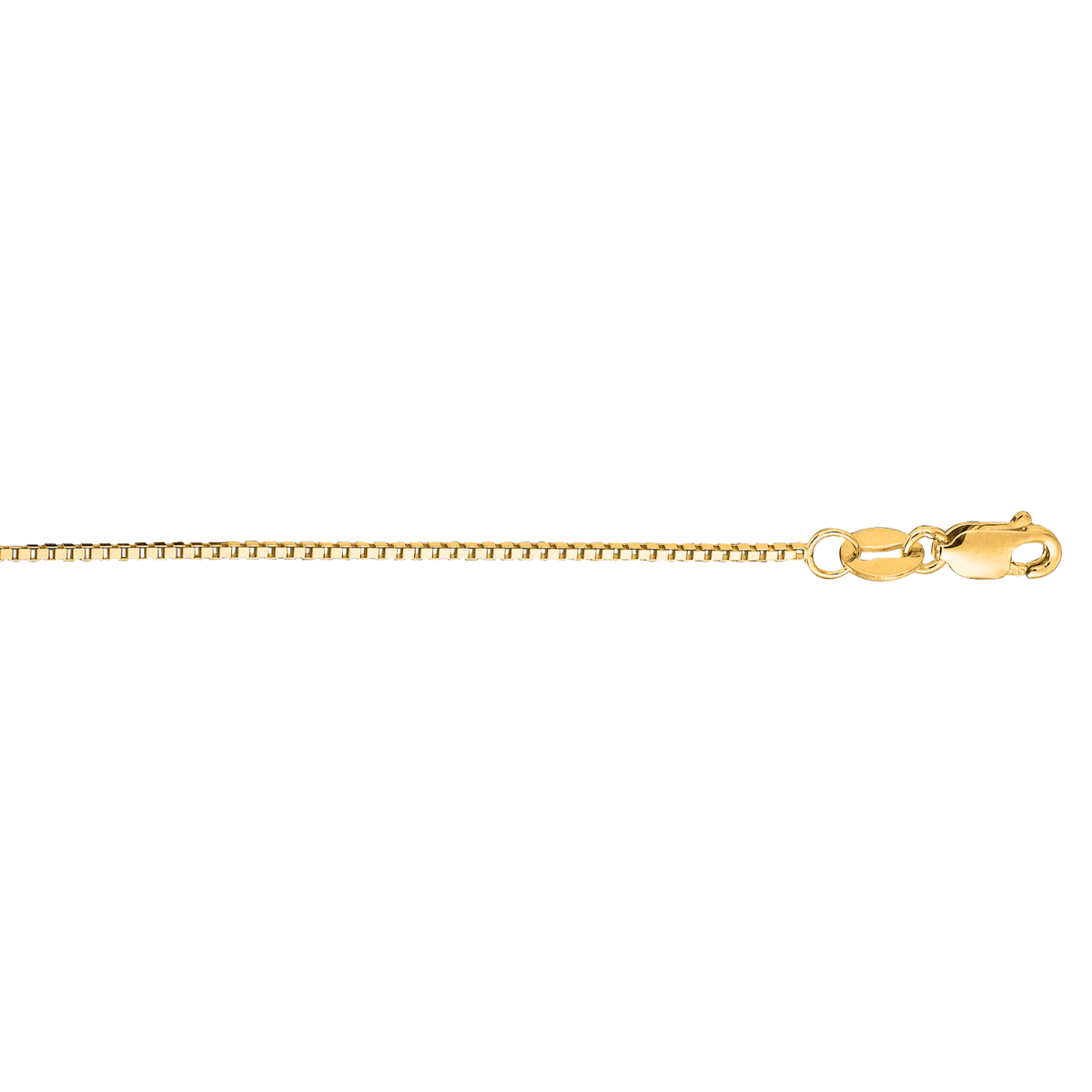 14K Yellow Gold 0.8mm Box Chain