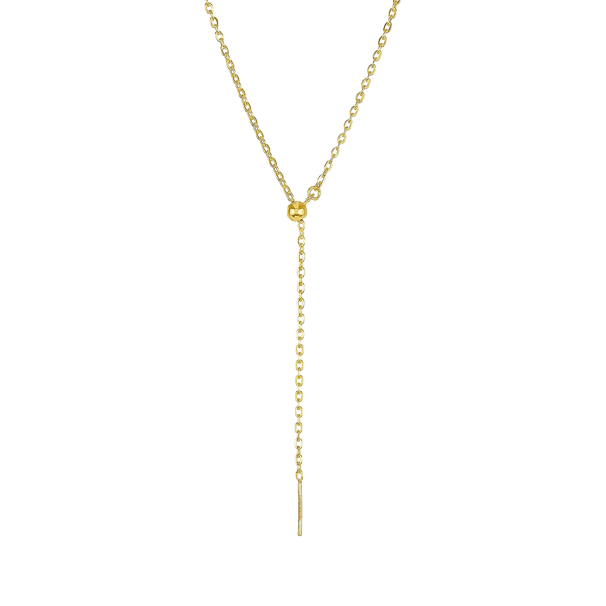 14K Yellow Gold 1.6mm Adjustable Cable Link