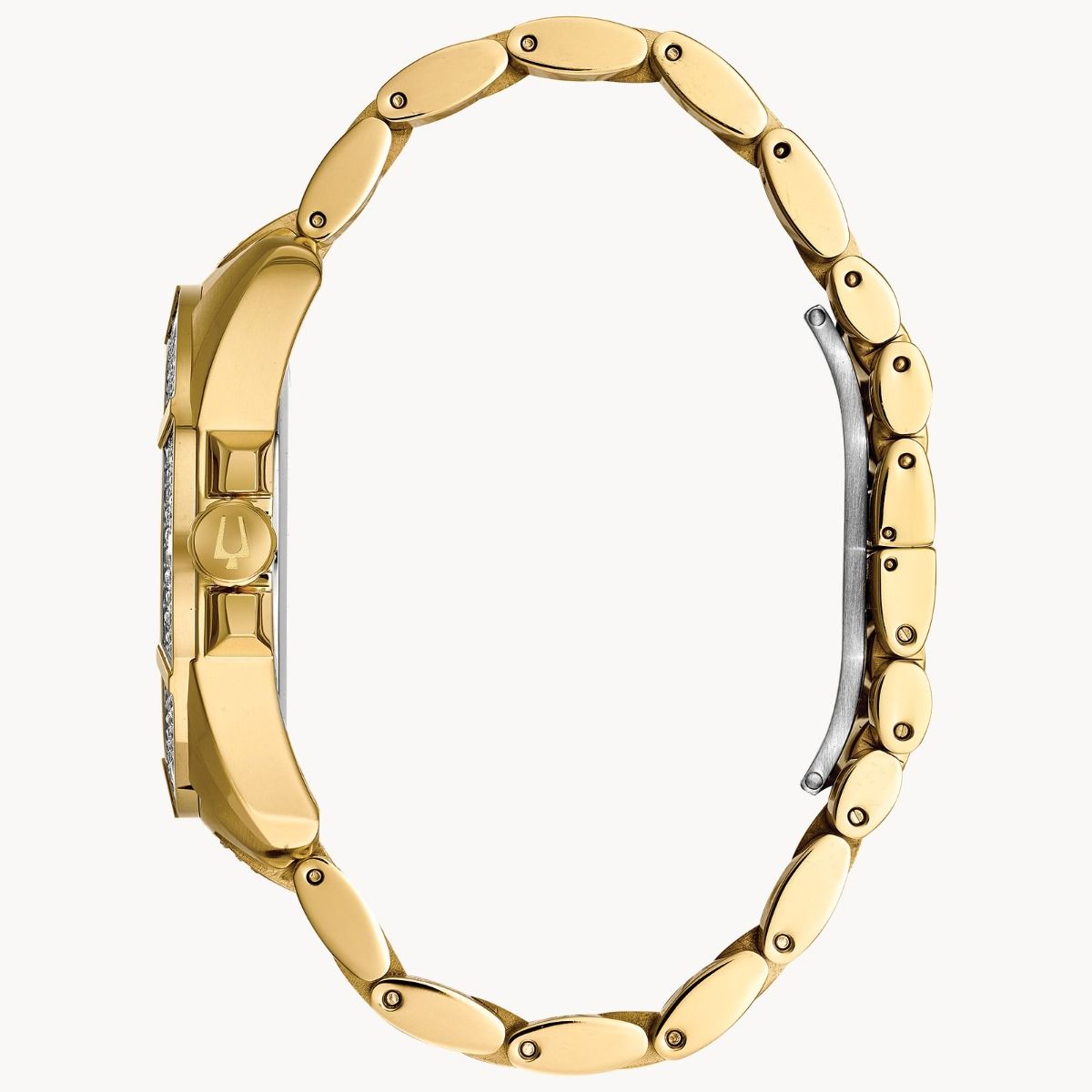 Bulova Octava Gold Tone Blue Dial Men's Watch - 98C128