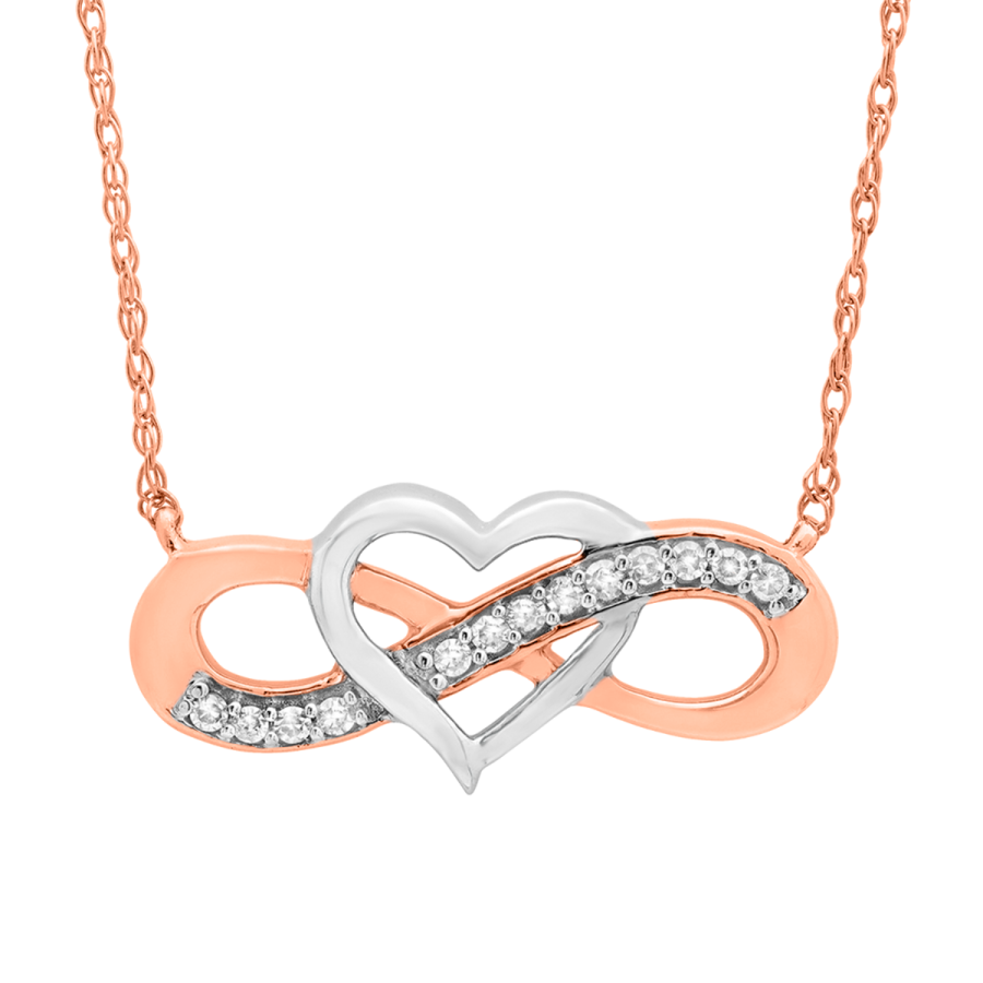 HART ハート Infinity インフィニティ 165cm 中古 Buy 14K Rose Gold Heart Infinity Necklace | Don Roberto Jewelers