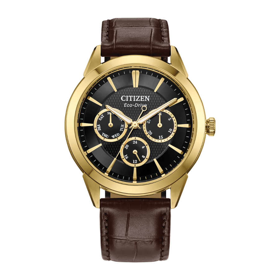 ゆうこ Citizen Classic Gold Case Men's Watch - BU2112-06E