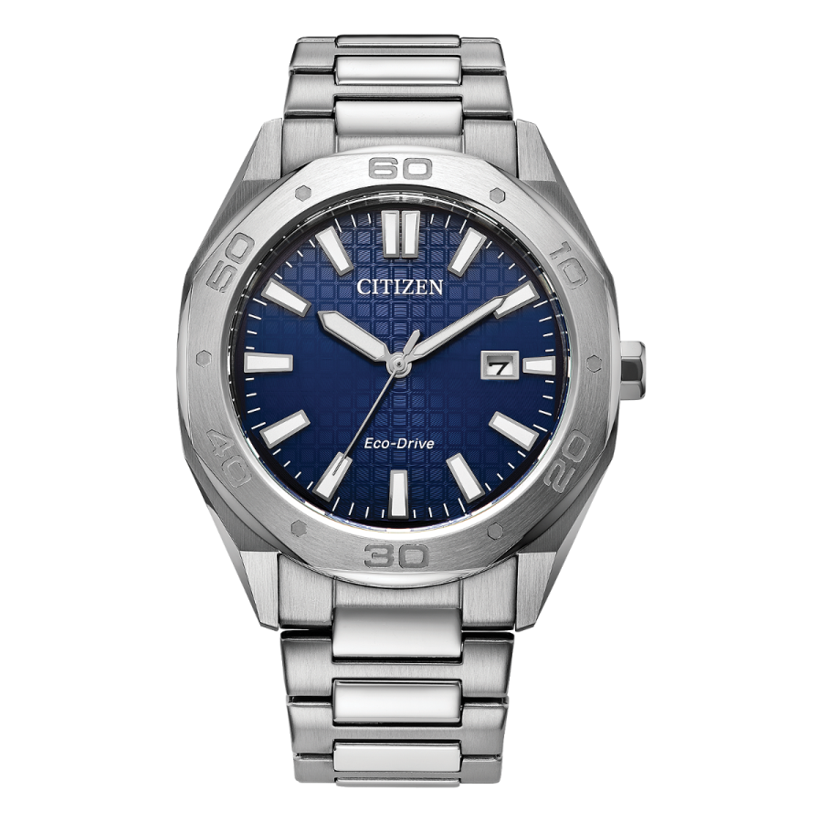 Citizen Brycen Blue Textured Dial Men's Watch - BM7630-80L