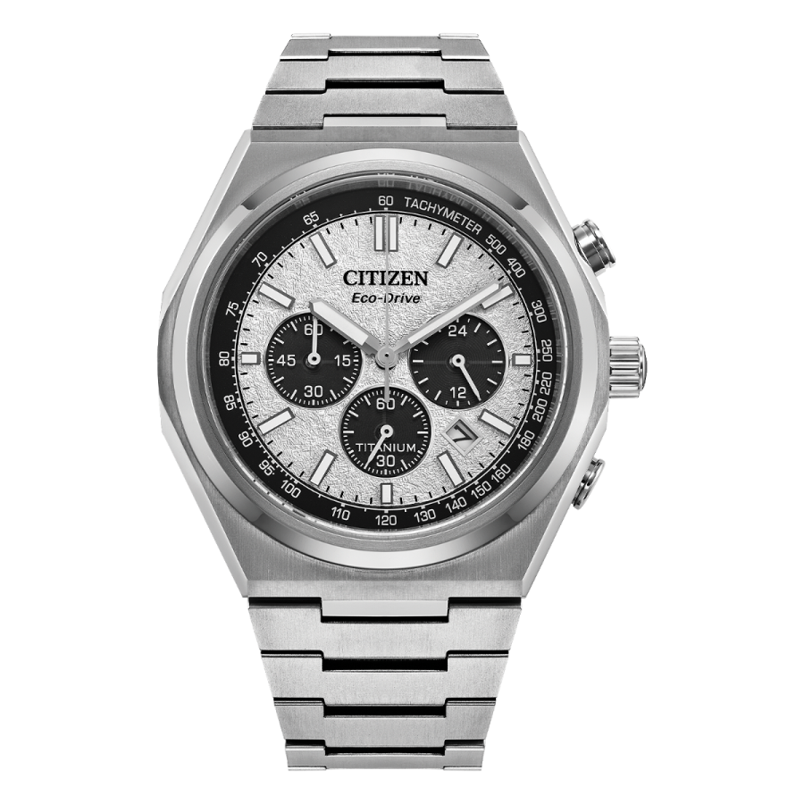 Men's Watch Citizen Zenshin Chrono White Dial - CA4610-85A
