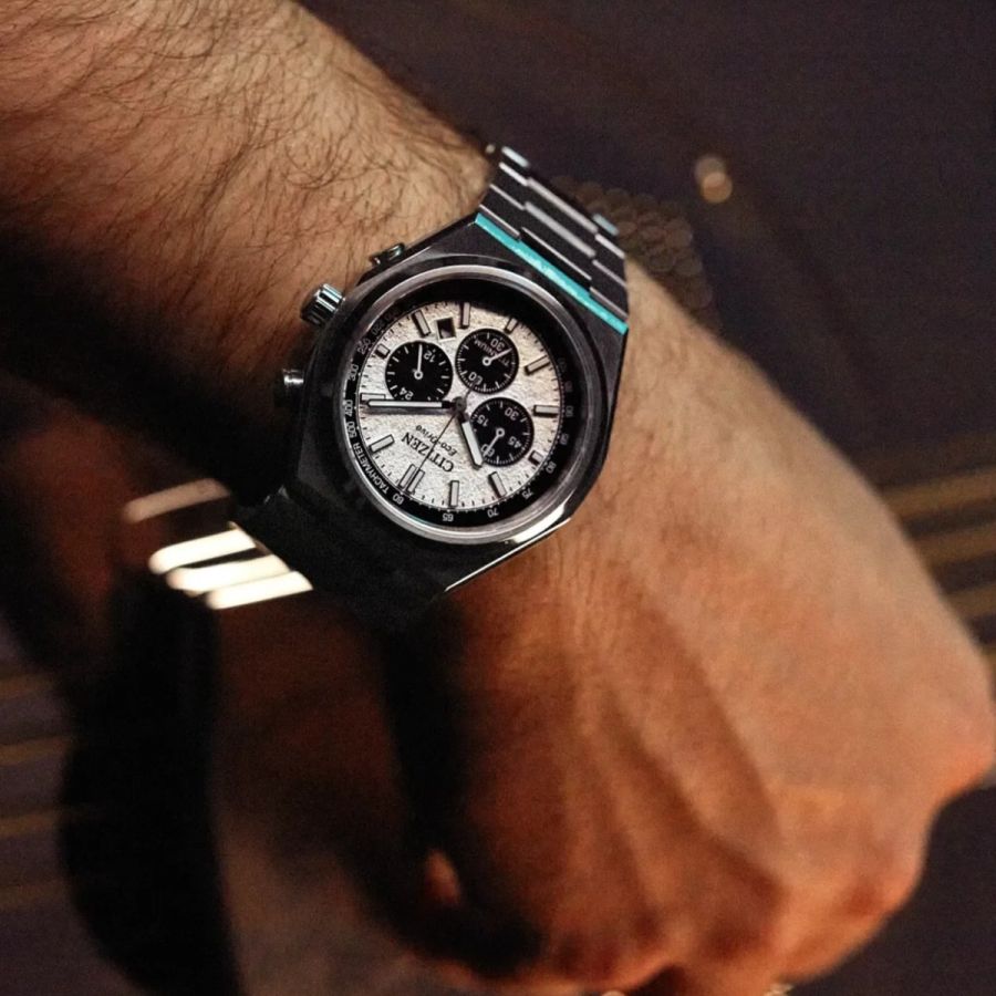 daichan② Men's Watch Citizen Zenshin Chrono White Dial - CA4610-85A